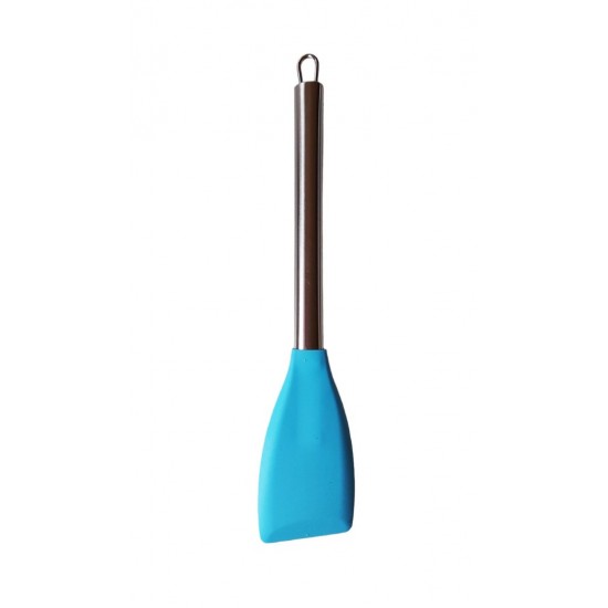 Spatula din metal cu silicon, Albastru, 30 cm, 322COF-2