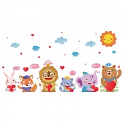 Sticker decorativ, Animale, 132 cm, 765STK