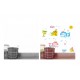 Sticker decorativ, Animale marine, 130 cm, 786STK