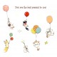Sticker decorativ, Animalute, Baloane, 100 cm, 727STK