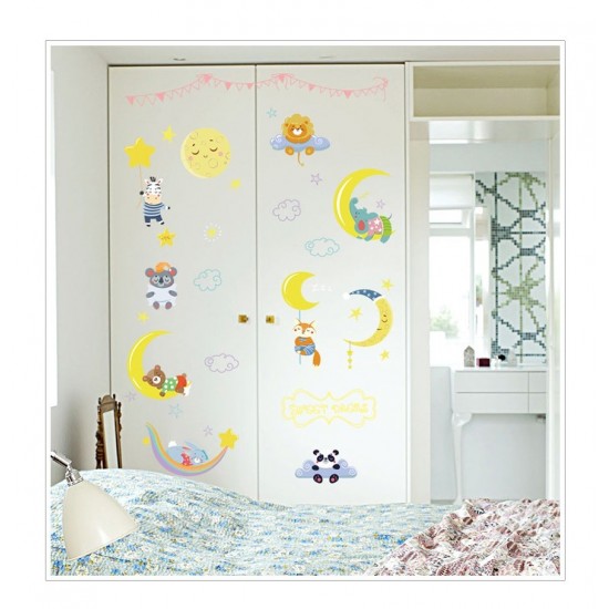Sticker decorativ, Animalute, Sweet dreams, 79 cm, 725STK