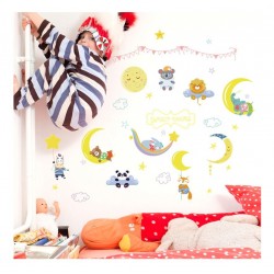 Sticker decorativ, Animalute, Sweet dreams, 79 cm, 725STK