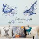 Sticker decorativ, Balene, 115 cm, 748STK