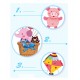Sticker decorativ, Baloane, Happy balloon, 85 cm, 714STK Sticker decorativ, Baloane, Happy balloon, 85 cm, 714STK