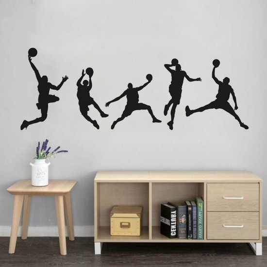 Sticker decorativ, Baschetbalisti, 126 cm, 811STK