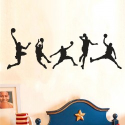 Sticker decorativ, Baschetbalisti, 126 cm, 811STK