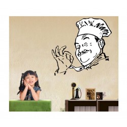 Sticker decorativ, Bucatar, 55 cm, 1145STK Sticker decorativ, Bucatar, 55 cm, 1145STK