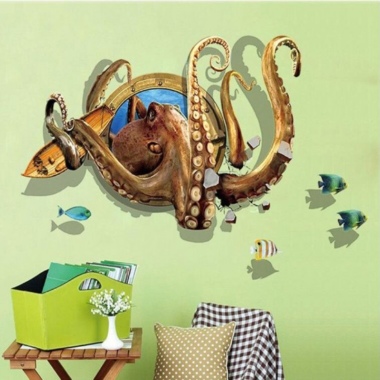 Sticker decorativ, Caracatita, 110 cm, 778STK
