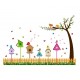 Sticker decorativ, Colivii cu pasari si fluturi, 85 cm, 752STK Sticker decorativ, Colivii cu pasari si fluturi, 85 cm, 752STK