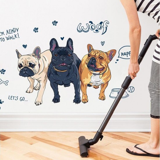 Sticker decorativ, Dog, Woof, 125 cm, 771STK