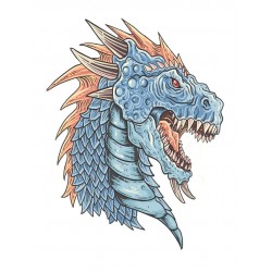 Sticker decorativ, Dragon, 70 cm, 1073STK
