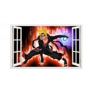 Sticker decorativ, Fereastra 3D, Anime, 85 cm, 1000STK Sticker decorativ, Fereastra 3D, Anime, 85 cm, 1000STK