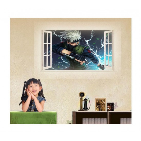 Sticker decorativ, Fereastra 3D, Anime, 85 cm, 1002STK Sticker decorativ, Fereastra 3D, Anime, 85 cm, 1002STK