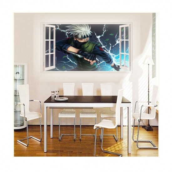 Sticker decorativ, Fereastra 3D, Anime, 85 cm, 1002STK Sticker decorativ, Fereastra 3D, Anime, 85 cm, 1002STK