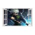 Sticker decorativ, Fereastra 3D, Anime, 85 cm, 1002STK