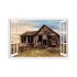 Sticker decorativ, Fereastra 3D, Casa, 85 cm, 620STK