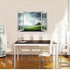 Sticker decorativ, Fereastra 3D, Nor, 85 cm, 532STK Sticker decorativ, Fereastra 3D, Nor, 85 cm, 532STK