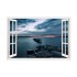 Sticker decorativ, Fereastra 3D, Ocean, 85 cm, 556STK