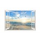Sticker decorativ, Fereastra 3D, Ocean, 85 cm, 584STK Sticker decorativ, Fereastra 3D, Ocean, 85 cm, 584STK