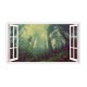 Sticker decorativ, Fereastra 3D, Padure, 85 cm, 541STK Sticker decorativ, Fereastra 3D, Padure, 85 cm, 541STK