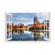 Sticker decorativ, Fereastra 3D, Peisaj de munte, 85 cm, 580STK Sticker decorativ, Fereastra 3D, Peisaj de munte, 85 cm, 580STK