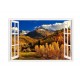 Sticker decorativ, Fereastra 3D, Peisaj de munte, 85 cm, 581STK Sticker decorativ, Fereastra 3D, Peisaj de munte, 85 cm, 581STK