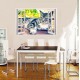 Sticker decorativ, Fereastra 3D, Pisica, 85 cm, 504STK Sticker decorativ, Fereastra 3D, Pisica, 85 cm, 504STK