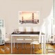Sticker decorativ, Fereastra 3D, Podul Golden Gate, 85 cm, 641STK Sticker decorativ, Fereastra 3D, Podul Golden Gate, 85 cm, 641STK