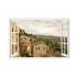 Sticker decorativ, Fereastra 3D, Toscana, 85 cm, 670STK