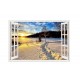 Sticker decorativ, Fereastra 3D, Zapada, 85 cm, 613STK Sticker decorativ, Fereastra 3D, Zapada, 85 cm, 613STK