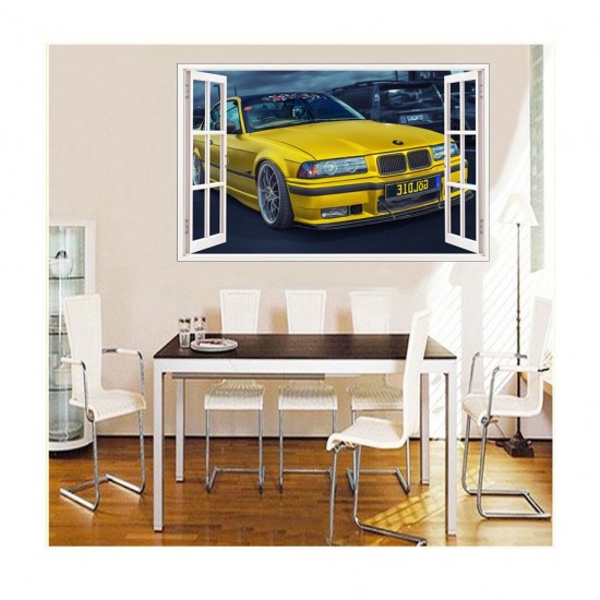 Sticker decorativ, Ferestra 3D, Masina, 80 cm, 1010STK Sticker decorativ, Ferestra 3D, Masina, 80 cm, 1010STK