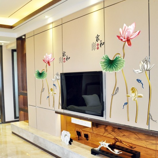 Sticker decorativ, Flori, 120 cm, 755STK
