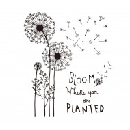Sticker decorativ, Flori, Bloom, 110 cm, 731STK