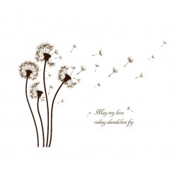 Sticker decorativ, Flori, My Love, 117 cm, 715STK