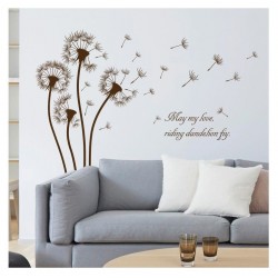 Sticker decorativ, Flori, My Love, 117 cm, 715STK