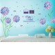 Sticker decorativ, Flori albastre cu 2 rame foto, 145 cm, 795STK Sticker decorativ, Flori albastre cu 2 rame foto, 145 cm, 795STK