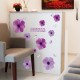 Sticker decorativ, Flori mov, 130 cm, 787STK Sticker decorativ, Flori mov, 130 cm, 787STK