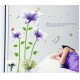 Sticker decorativ, Flori mov, 170 cm, 739STK