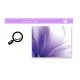 Sticker decorativ, Flori mov, 170 cm, 739STK