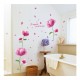 Sticker decorativ, Flori mov, 176 cm, 733STK