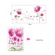 Sticker decorativ, Flori mov, 176 cm, 733STK