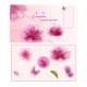 Sticker decorativ, Flori mov, 176 cm, 733STK