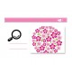 Sticker decorativ, Flori roz, 130 cm, 702STK Sticker decorativ, Flori roz, 130 cm, 702STK