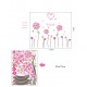 Sticker decorativ, Flori roz, 130 cm, 702STK Sticker decorativ, Flori roz, 130 cm, 702STK