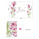 Sticker decorativ, Flori roz, 155 cm, 746STK
