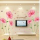 Sticker decorativ, Flori roz, 200 cm, 779STK
