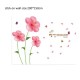 Sticker decorativ, Flori roz, 200 cm, 779STK