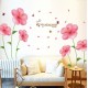 Sticker decorativ, Flori roz, 200 cm, 779STK