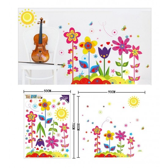 Sticker decorativ, Flower, 90 cm, 711STK Sticker decorativ, Flower, 90 cm, 711STK