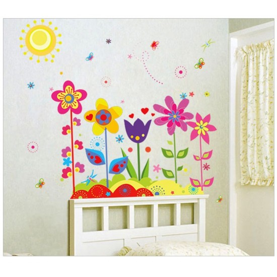 Sticker decorativ, Flower, 90 cm, 711STK Sticker decorativ, Flower, 90 cm, 711STK